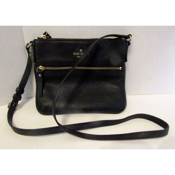 Kate Spade New York Crossbody Cedar Street Tenley Black Pebbled Leather - Picture 2 of 9